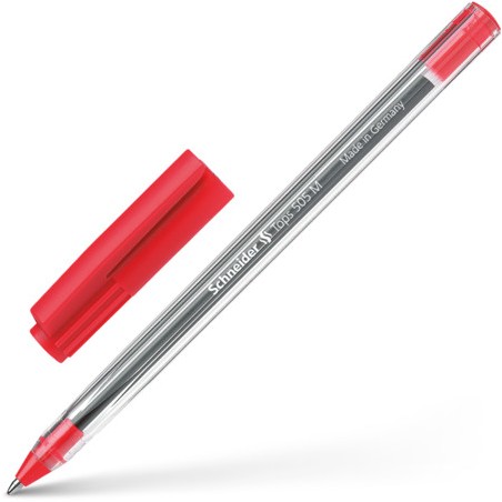 Stylo à Bille Rouge SCHNEIDER TOPS 505