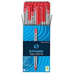 Stylo à Bille Rouge SCHNEIDER TOPS 505