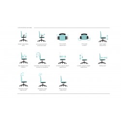 Fauteuil Ergonomique LA-872H