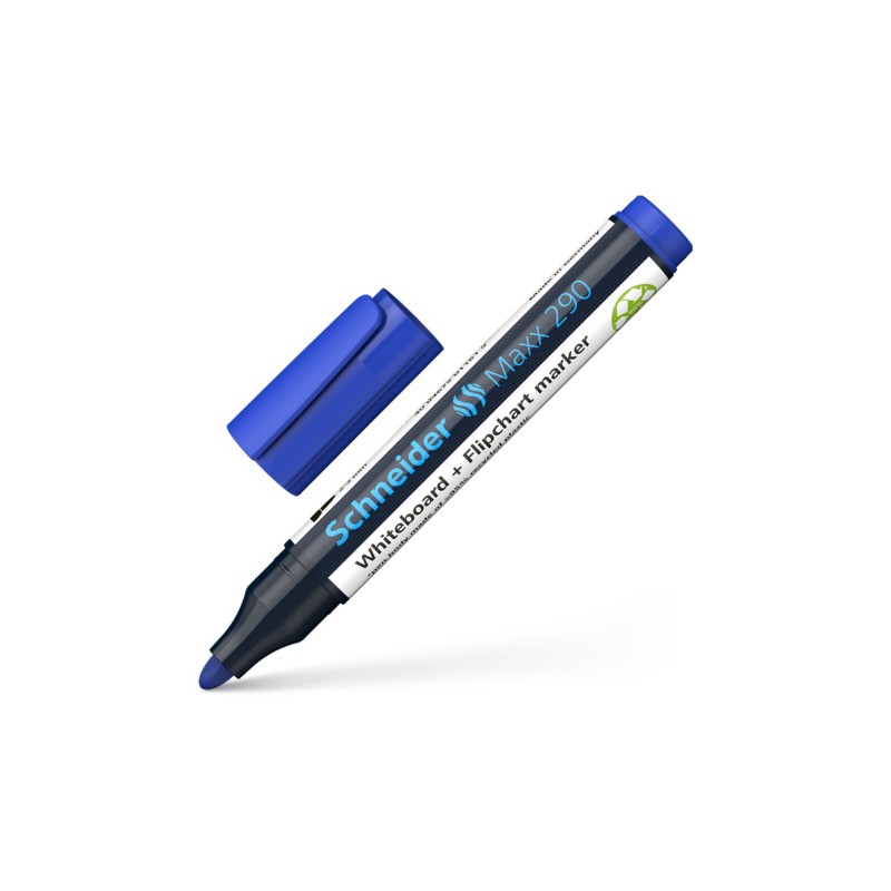 Marqueur Maxx 290 pour tableau blanc et bloc flip chart - Bleu - 2-3 mm