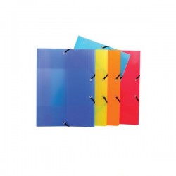 Chemise à rabat en pastique avec élastique