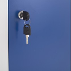 VESTIAIRE BI-PLACE - SEMI MONOBLOC - 2 CASES 180