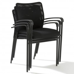 CHAISE VISITEUR FARO AVEC ACCOUDOIRS