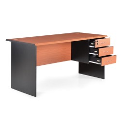 Bureau Simple avec Caisson Mobile 1m40