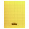 Calligraphe 8000 Polypro Cahier 96 pages 17 x 22 cm seyes grands carreaux Jaune