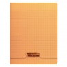 Calligraphe 8000 Polypro Cahier 96 pages 17 x 22 cm seyes grands carreaux Orange