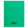 Calligraphe 8000 Polypro Cahier 96 pages 17 x 22 cm seyes grands carreaux Vert