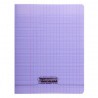 Calligraphe 8000 Polypro Cahier 96 pages 17 x 22 cm seyes grands carreaux Violet