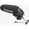 BOYA BY-BM3030 Microphone à condensateur pour fusil de chasse intégré Supercardioïde