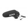 BOYA BY-BM3030 Microphone à condensateur pour fusil de chasse intégré Supercardioïde