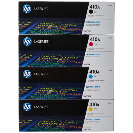 Jeu de 4 Couleur Toner HP 410A Original