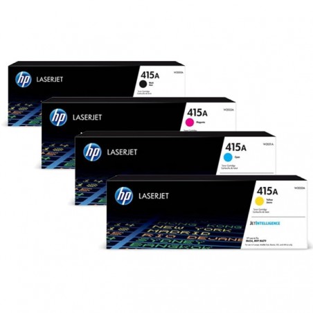 Jeu de 4 Couleur Toner HP 415A Original