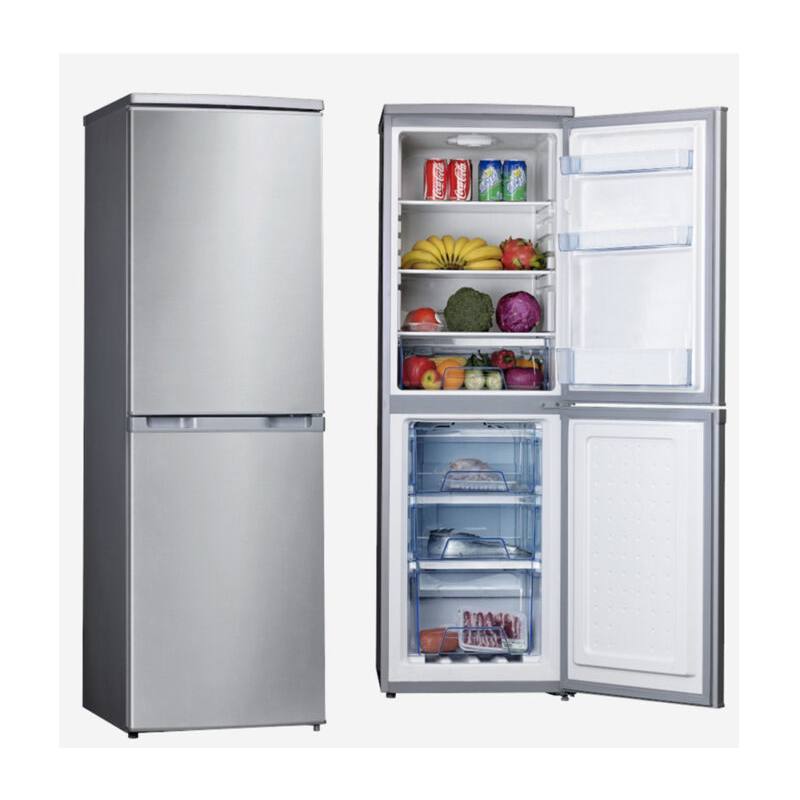 Réfrigérateur SOLSTAR combine 3 tiroirs silver 262L